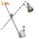 Axyaa Vintage Aluminum Swing Arm Table Lamp LED E14 Retro Desk Light