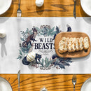 Axyaa Leaf Pattern Table Runner: Farmhouse Dining Decor for Party or Daily Use