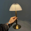 Axyaa Retro Crystal LED Table Light - Rechargeable Restaurant Cafe Bedroom Decor Night Light