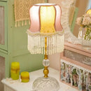 Axyaa Tassels Table Lamp: French American Retro Pastoral Design for Living Room Bedroom