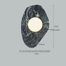 Axyaa Wabi Sabi Ceramic LED Wall Sconce Bedside Lamp Interior Lighting