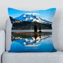 Axyaa Mountain Forest Lake Sofa Cushion Cover