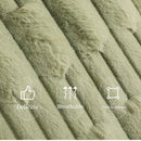 Axyaa Winter Rabbit Hair Pillow Cover | Wheat Ear Wool Cushion Case