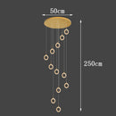Axyaa Crystal Chandelier Pendant Light for Living Room and Bedroom
