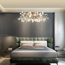 Axyaa Nordic Art LED Pendant Light Chandelier for Living Room, Restaurant, and Kitchen