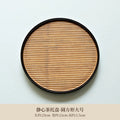 Axyaa Bamboo Banquet Serving Tray | Decorative Tea Plate for Coffee Bread Dessert