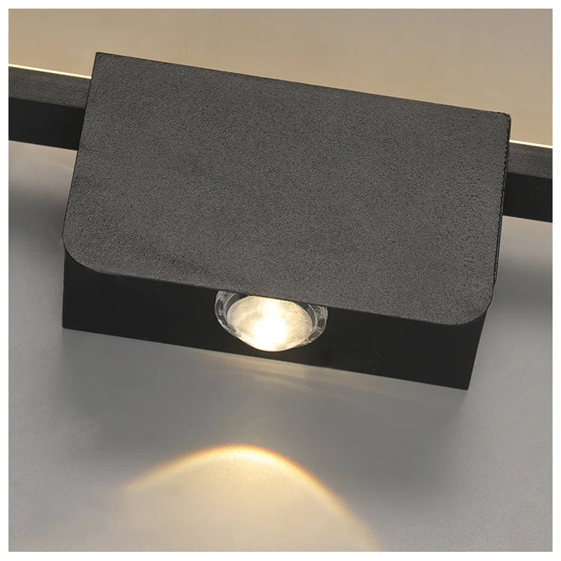 Axyaa Modern Waterproof Wall Lamp Mirror Front Light