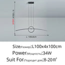 Axyaa Modern LED Ceiling Chandelier for Dining Kitchen Minimalist Home Decor Lighting