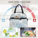 Axyaa Ocean Charm Insulated Lunch Bag with Adjustable Strap