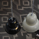 Axyaa Mid Century Industrial Metal Chandelier Sputnik Light in White Beige