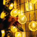 Axyaa Lemon Orange Slice String Lights for Home Party Decor