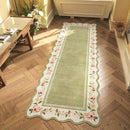 Axyaa Retro Floral Print Runner Rug: Creative Design, Machine Washable, Kitchen Floor Mat