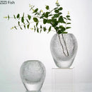 Axyaa Desktop Glass Vase Decoration Ornament Hydroponic Decor Dried Flower Vase Bouquet