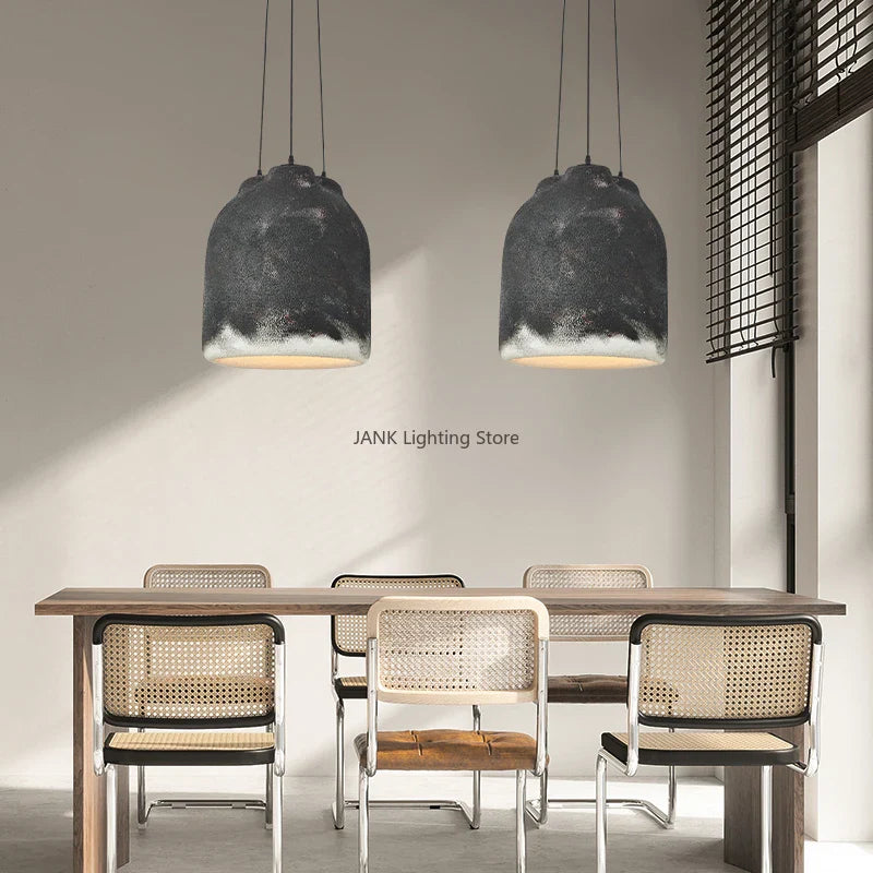 Axyaa Wabi Sabi LED Chandelier Coffee Pendant Light - Personality for Dining Room
