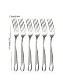 Axyaa Stainless Steel Silver High-End Star Diamond 30pc Tableware Set for Luxury Dining