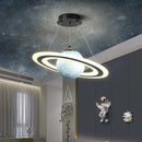 Axyaa Kids LED Saturn Pendant Light - Planet Design for Bedroom, Living Room & Kitchen