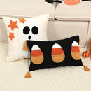 Axyaa 3D Ghost Easter Egg Embroidered Pillowcase Halloween Home Decor Pillow Covers