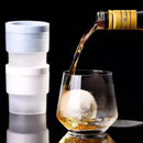 Axyaa Large Silicone Sphere Ice Mold for Whiskey, Cocktails, and Parties
