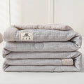 Axyaa Summer Quilt Solid Color Lightweight Single Bedding