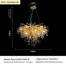Axyaa Modern LED Branch Chandelier for Living Dining Hotel Hall Decor
