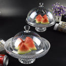 Axya Clear Acrylic Snack Plate Tray for Household Candy and Fruits
