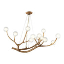 Axyaa Branches Chandelier: Resin LED Pendant Lights for Luxury Living Room Decor