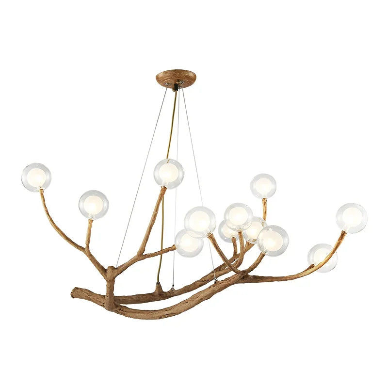 Axyaa Branches Chandelier: Resin LED Pendant Lights for Luxury Living Room Decor