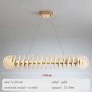 Axyaa Modern Acrylic Chandelier for Living Room Bedroom Dining Room