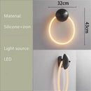 Axyaa Nordic Minimalist Designer Line Wall Lamp for Bedroom with Luxurious Silicone Lines