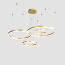 Axyaa Modern Acrylic LED Ring Chandelier for Home & Restaurant Decoration