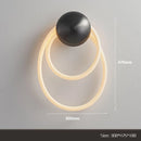 Axyaa Fiber Woven Tube Wall Lamp for Bedroom, Living Room, Study - Nordic Design