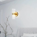 Axya Glass Shade Wall Lamp for Bedroom, Hotel Corridor & Staircase Lighting