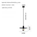 Axyaa Glass Art Pendant Wall Lamp for Bedroom, Balcony, and Sofa Background