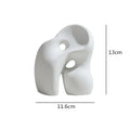 Axyaa Abstract Ceramic Vase Home Decor White Wedding Flower Hydroponics