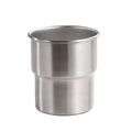 Axyaa Stainless Steel Crimped Mug: Portable Frosted Water Cup