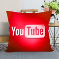 Axyaa Satin Soft Pillowcase for Home Decor 45x45cm Square Zipper Pillow Cover