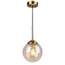Axyaa Glass Ball LED Chandelier: Elegant Ceiling Lighting for Dining Room, Living Room & Bedroom