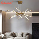 Axyaa Nordic Minimalist Chandelier: Dimmable LED Pendant Light for Modern Luxury Lighting