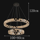 Axyaa Dining Room Chandelier Pendant Light LED Ceiling Lamp for Living Room