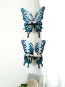 Axyaa Butterfly Crystal Shelf: Home Decor Essential Oil Rack & Floating Wall Display