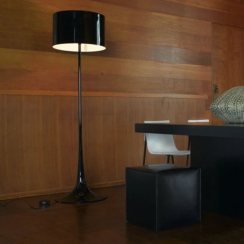 Axyaa Mushroom Floor Lamp - Designer E27 White Black Living Room Decor
