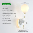 Axyaa Glass Balloon Bear Wall Lamps for Children's Room Lighting