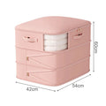 Axyaa Vacuum Storage Bags: Large Capacity, Transparent, Dustproof, Multifunctional Clothing Storage Bag