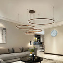 Axyaa Circular Luxe Pendant Light for Living, Dining, and Bedroom