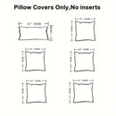 Axyaa Soft Faux Wool Throw Pillow Covers - 45x45 CM Solid Patterned Cushion Case