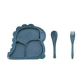 Axyaa Dinosaur Kids Tableware Set - Baby Feeding Bowl, Plates, Spoons, Forks