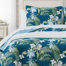 King Quilt Set, Reversible Cotton Bedding & Shams by Axyaa - Medium Weight & Oeko-Tex Certified