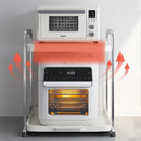 Axyaa Pull Out Microwave Shelf Sliding Kitchen Storage Rack Stainless Steel Shelves