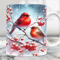 Axyaa Lovebirds Coffee Mug | Tits Lover Gift | Pigeon Picture Mug