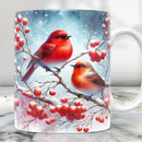 Axyaa Lovebirds Coffee Mug | Tits Lover Gift | Pigeon Picture Mug